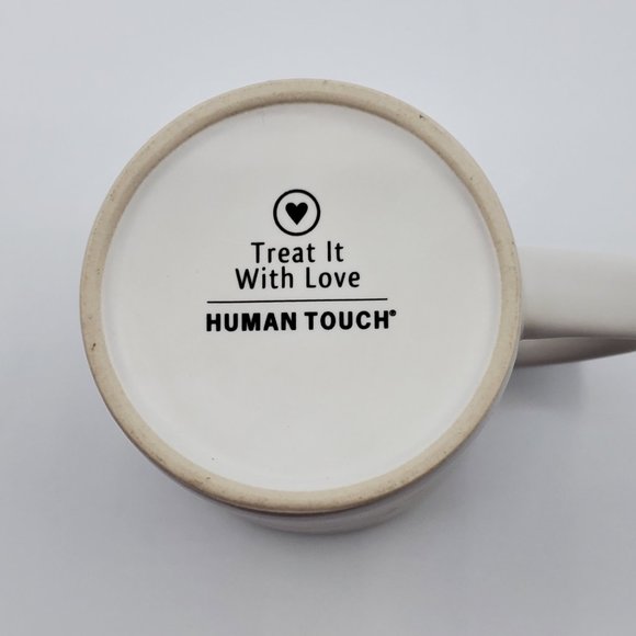 Two Treat It With Love Human Touch Global Long Distance Coffee Mugs Coffee Cups - Picture 3 of 6